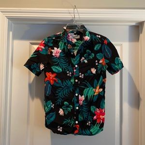 ABERCROMBIE & FITCH KIDS BOYS Floral shirt